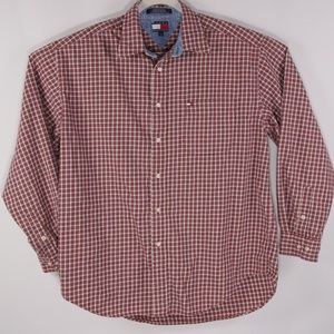 Tommy Hilfiger Plaid Long Sleeve Button Down
